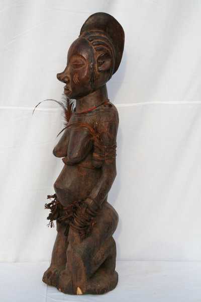 Yaka(statue), d`afrique : Rép.démoncratique du Congo., statuette Yaka(statue), masque ancien africain Yaka(statue), art du Rép.démoncratique du Congo. - Art Africain, collection privées Belgique. Statue africaine de la tribu des Yaka(statue), provenant du Rép.démoncratique du Congo., 1218/4495.Magnifique statue reliquaire 
d